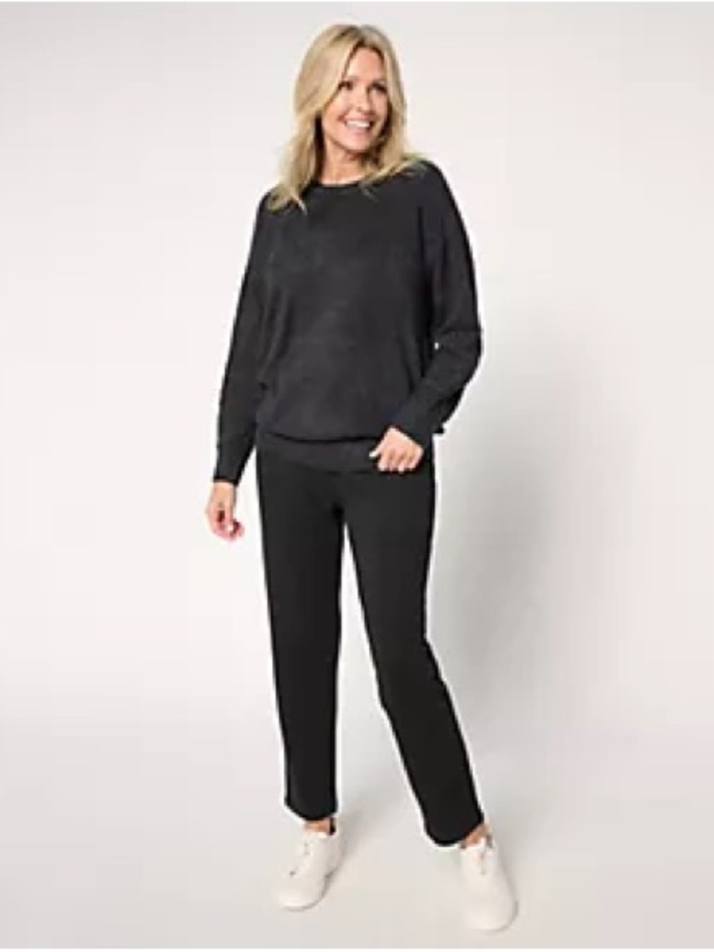 NWT Barefoot Dreams CozyChic Lite Pullover & Straight Leg Pant Lux Lounge Set